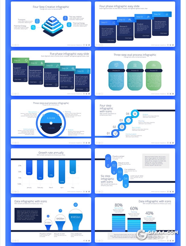 728页国外高端大型商务动画PPT模板 - 顶尖PPT