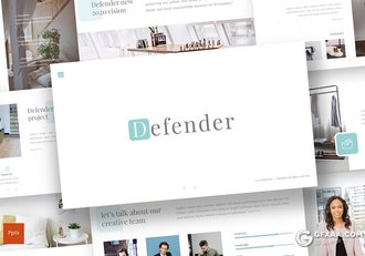 30页简约文艺唯美小清新风格PPT模板5种主题配色 - 顶尖PPT