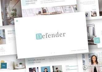 30页简约文艺唯美小清新风格keynote模板5种主题配色 - 顶尖PPT