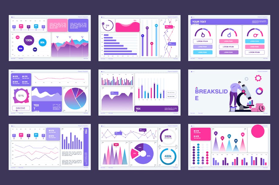 KPI关键绩效指标数据分析展示PPT模板 - 顶尖PPT