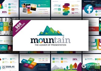 500页国外高端商务动画风格PPT模板 - 顶尖PPT