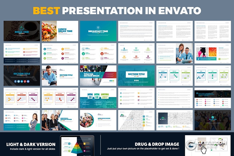 500页国外高端商务动画风格PPT模板 - 顶尖PPT