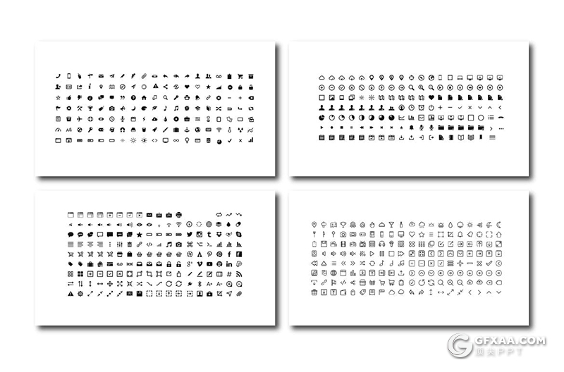 40页国外极简文艺小清新风格多用途Google slides模板 - 顶尖PPT