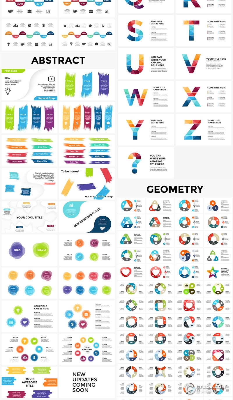 2100页大型商务组织架构数据图形图表PPT模板 - 顶尖PPT