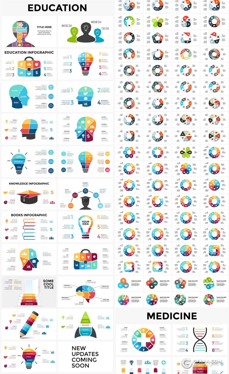 2100页大型商务组织架构数据图形图表PPT模板 - 顶尖PPT