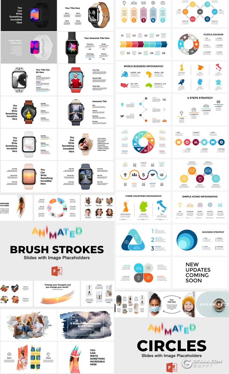 2100页大型商务组织架构数据图形图表PPT模板 - 顶尖PPT