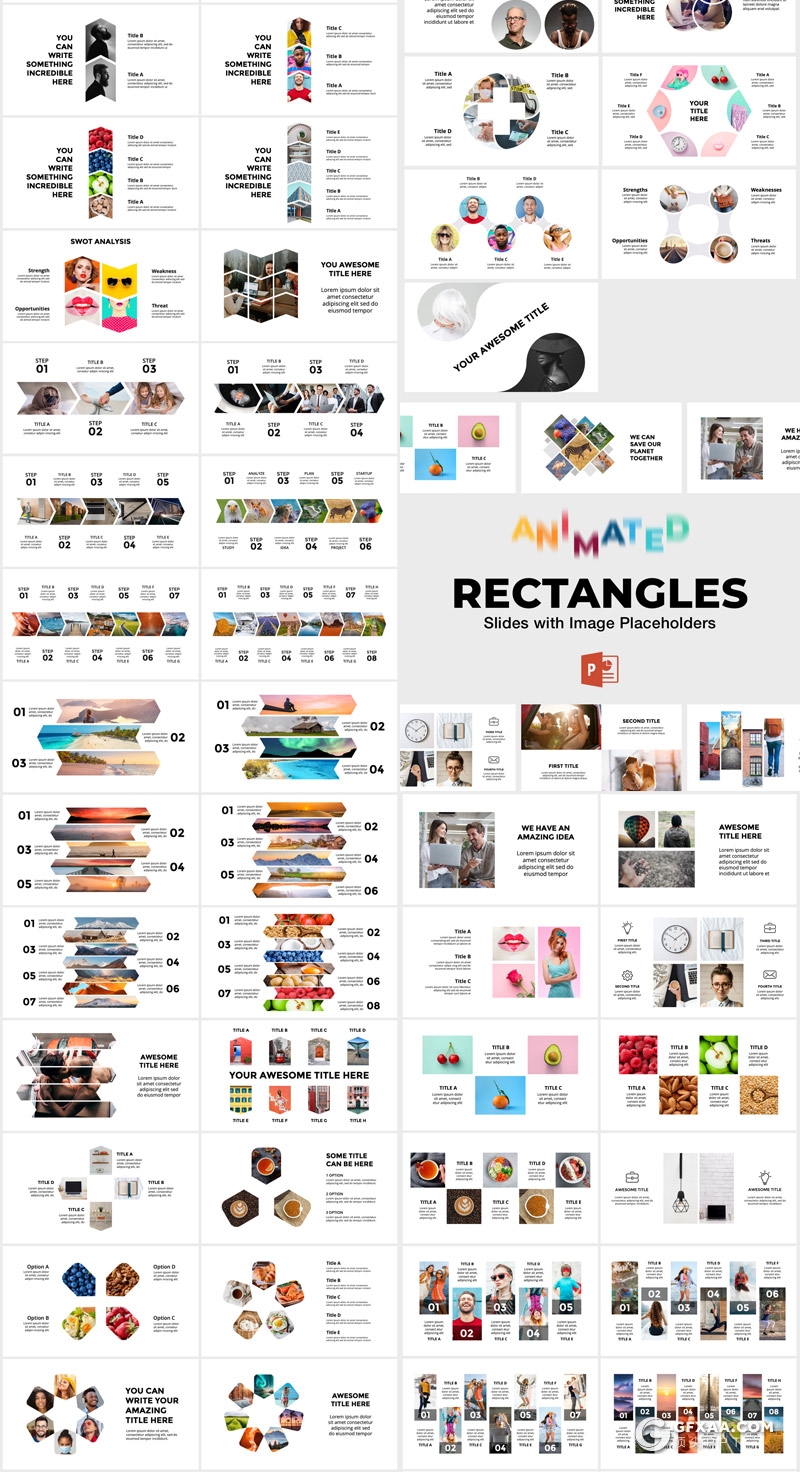 2100页大型商务组织架构数据图形图表PPT模板 - 顶尖PPT