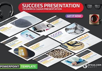 32页图文混搭设计风格商务多用途PPT模板 - 顶尖PPT