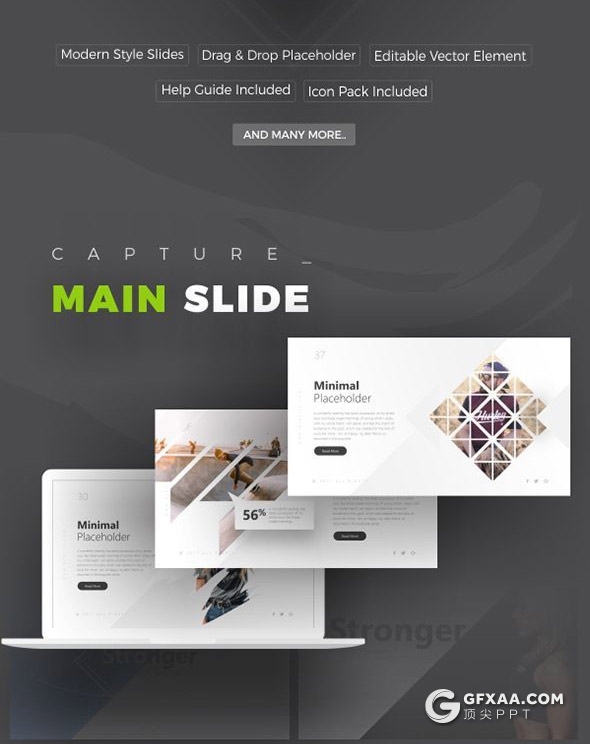 80页国外高端项目会议主题演讲欧美商务多用途keynote模板21种主题配色 - 顶尖PPT