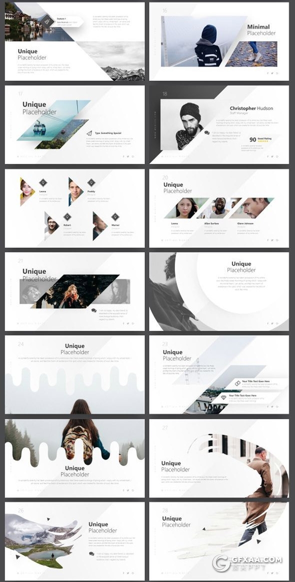 80页国外高端项目会议主题演讲欧美商务多用途keynote模板21种主题配色 - 顶尖PPT