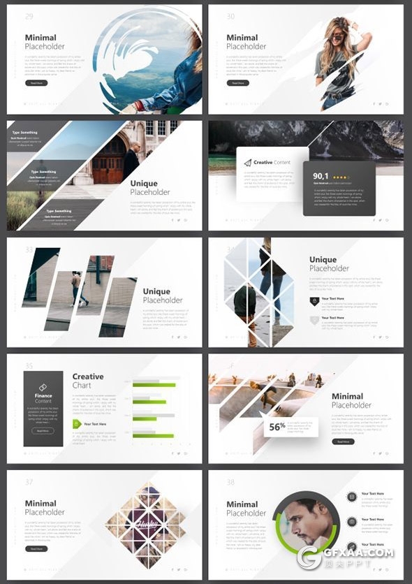 80页国外高端项目会议主题演讲欧美商务多用途keynote模板21种主题配色 - 顶尖PPT