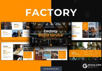 30页工厂建设施工企业项目展示PPT模板5种主题配色 - 顶尖PPT