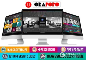 120多页精美视觉配色大气高端商务PPT模板 - 顶尖PPT