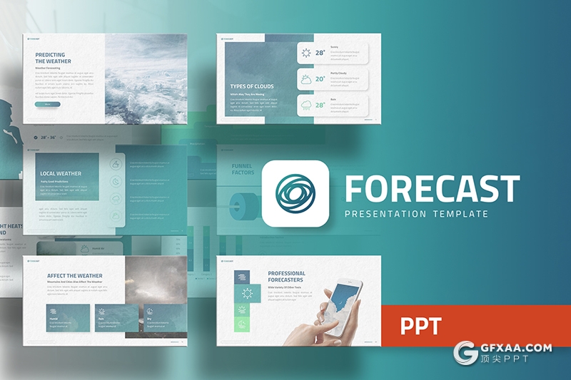 30页企业图案团队介绍项目展示国外多用途PPT模板 - 顶尖PPT