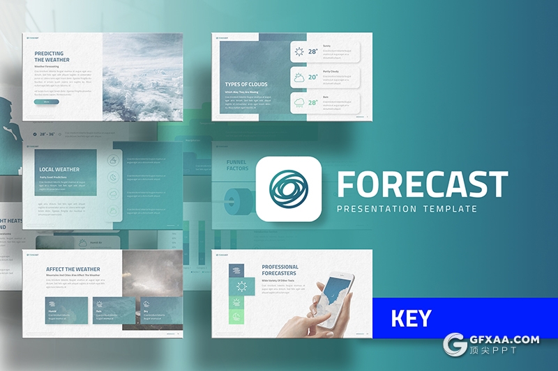 30页企业图案团队介绍项目展示国外多用途keynote模板 - 顶尖PPT