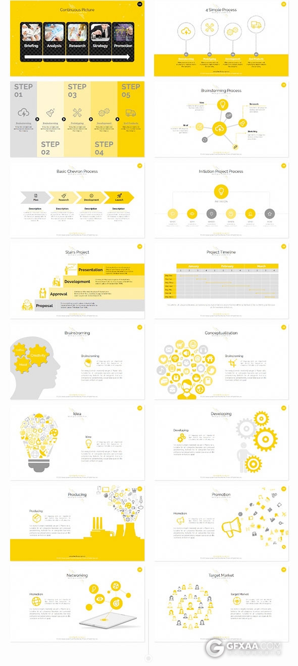 277页动画商务汇报业务合作报告PPT模板 - 顶尖PPT