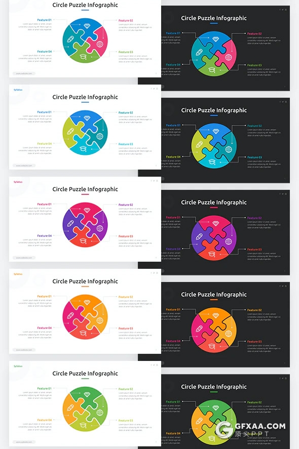 65页教育培训行业学习项目介绍国外多用途PPT模板11种主题配色 - 顶尖PPT