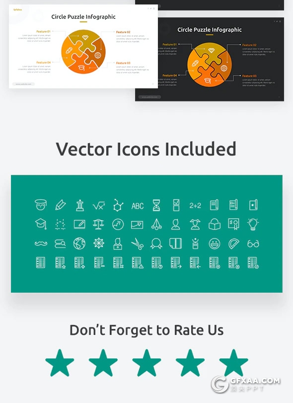 65页教育培训行业学习项目介绍国外多用途PPT模板11种主题配色 - 顶尖PPT
