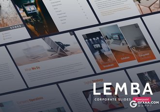 30页国外简约商务风格多用途PPT模板 - 顶尖PPT