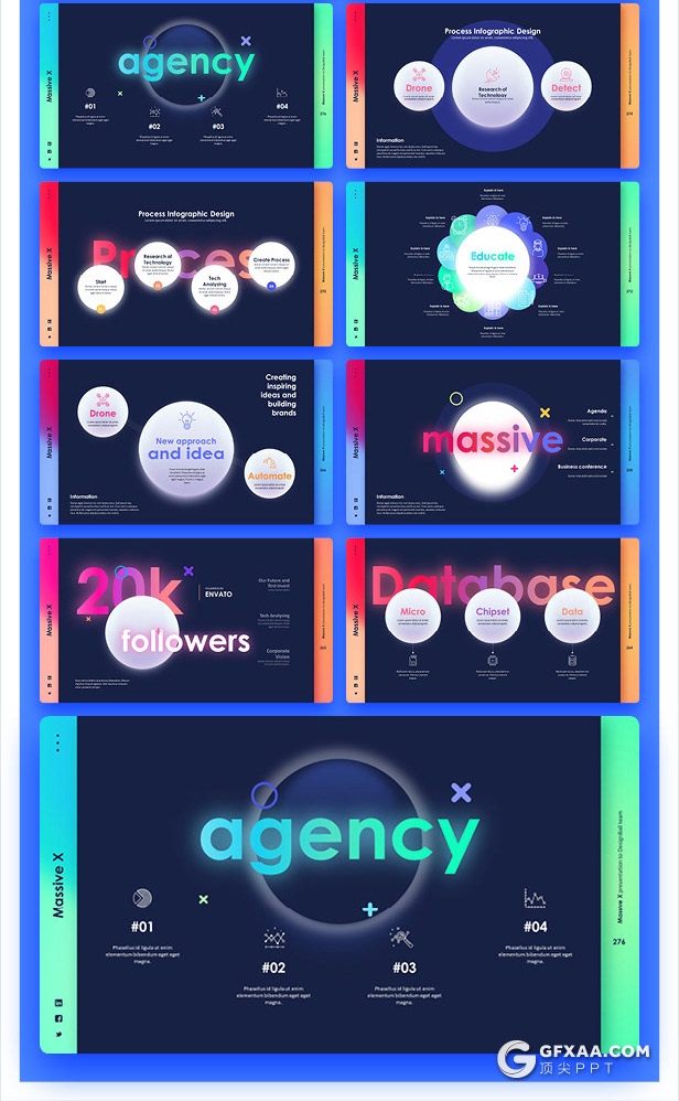 798页国外大型商务数据图形PPT通用模板 - 顶尖PPT