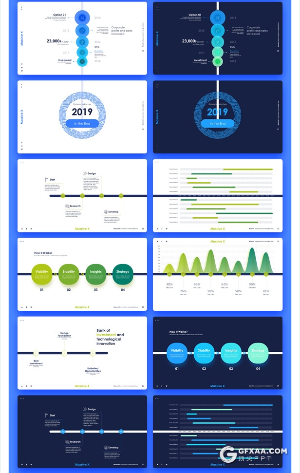 798页国外大型商务数据图形PPT通用模板 - 顶尖PPT