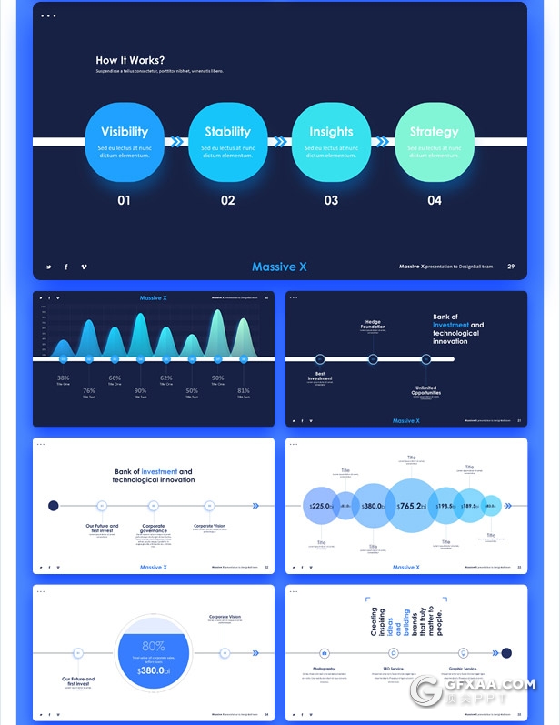 798页国外大型商务数据图形PPT通用模板 - 顶尖PPT