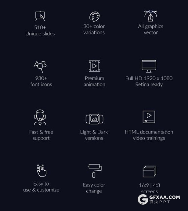 798页国外大型商务数据图形PPT通用模板 - 顶尖PPT
