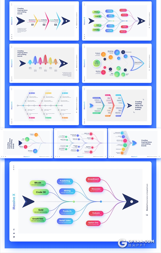 798页国外大型商务数据图形PPT通用模板 - 顶尖PPT