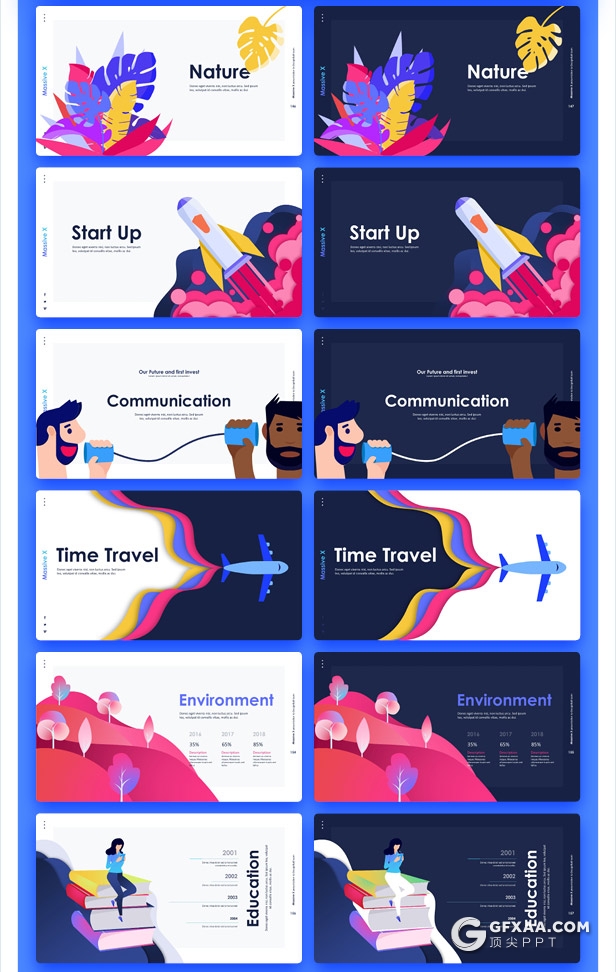 798页国外大型商务数据图形PPT通用模板 - 顶尖PPT