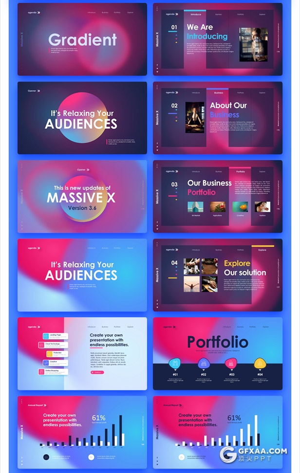 798页国外大型商务数据图形PPT通用模板 - 顶尖PPT