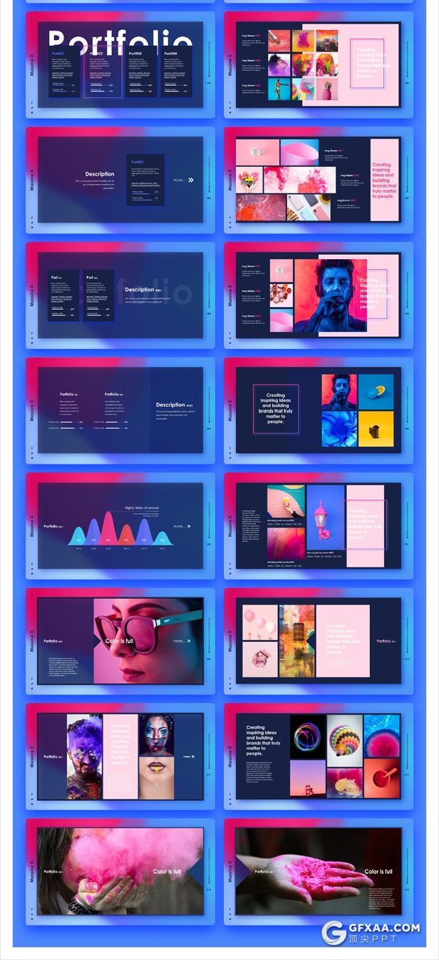 798页国外大型商务数据图形PPT通用模板 - 顶尖PPT