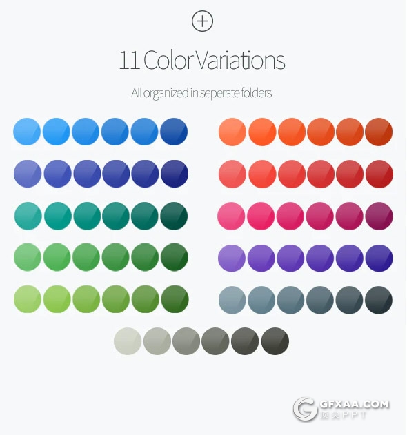 35页财务金币金钱创意信息图形PPT模板11种主题配色 - 顶尖PPT