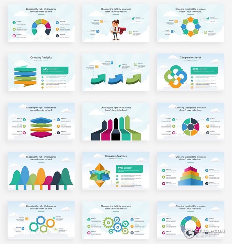 157页国外商务卡通插画ppt模板商务工作计划总结欧美风格项目合作展示企业介绍ppt模板 - 顶尖PPT