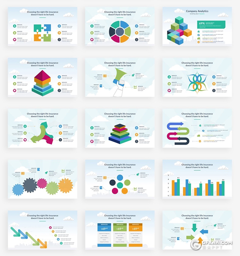 157页国外商务卡通插画ppt模板商务工作计划总结欧美风格项目合作展示企业介绍ppt模板 - 顶尖PPT
