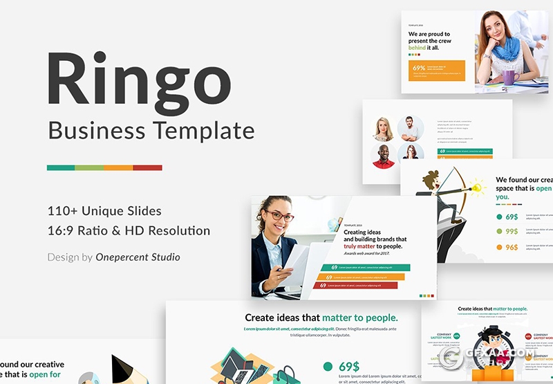 117页欧美风格企业介绍项目合作ppt工作计划总结多用途ppt模板 - 顶尖PPT