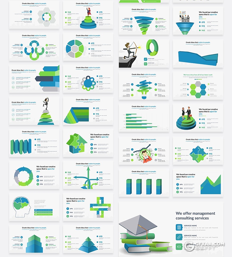 186页国外高端商务ppt模板企业介绍团队介绍创意商务信息数据图形ppt模板 - 顶尖PPT