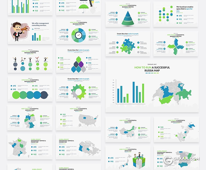 186页国外高端商务ppt模板企业介绍团队介绍创意商务信息数据图形ppt模板 - 顶尖PPT