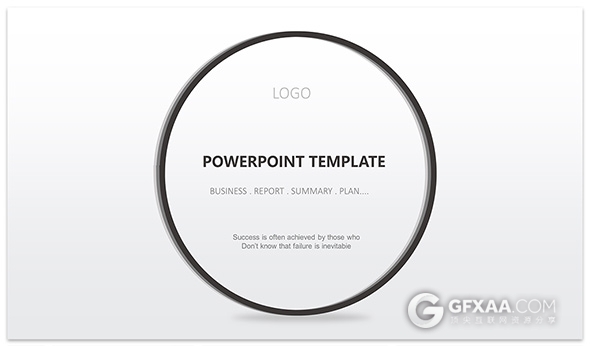 精致极简高端动画黑白灰商务汇报大气PPT模版 - 顶尖PPT