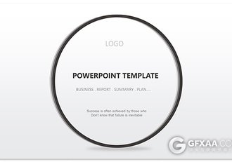 精致极简高端动画黑白灰商务汇报大气PPT模版 - 顶尖PPT