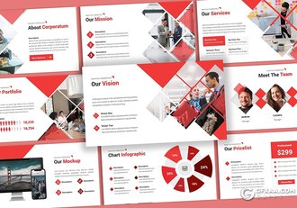 30页国外商务风格企业团队介绍项目合作商业计划通用keynote模板 - 顶尖PPT