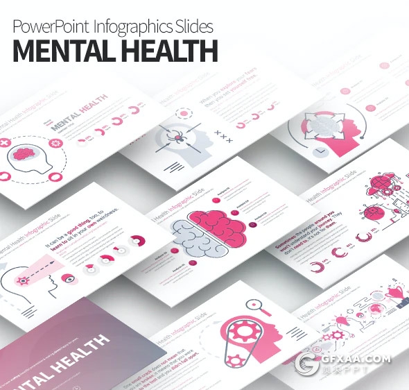 35页创意人脑图形keynote模板11种主题配色 - 顶尖PPT