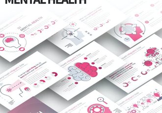 35页创意人脑图形keynote模板11种主题配色 - 顶尖PPT