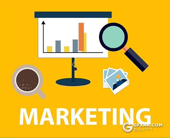 80页扁平化彩色商务信息查询插画keynote模板 4K矢量格式keynote商务数据图形模板 - 顶尖PPT