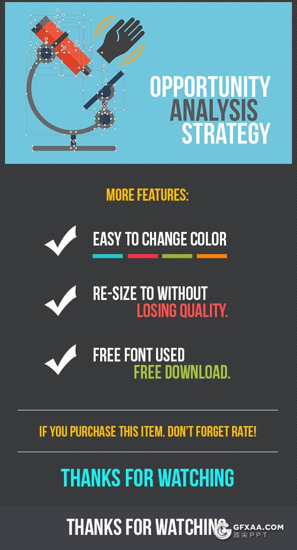 100页4K扁平化彩色商务概念图形插画keynote图形模板 - 顶尖PPT