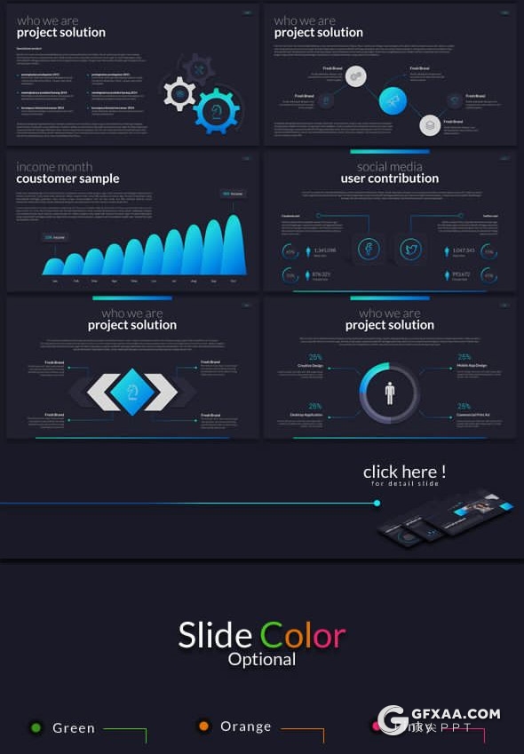 109页国外商务风格企业团队介绍商业计划多用途PPT动画模板3种主题配色 - 顶尖PPT