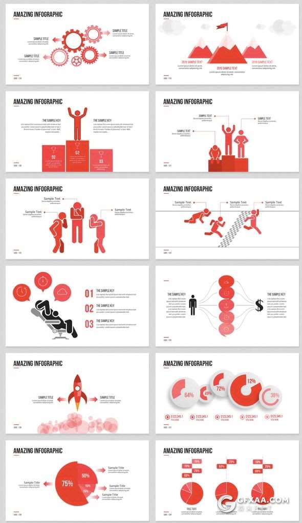 250页企业介绍商务信息图形流程图ppt国外高端商业计划企业布局工作汇报动画PPT模板 - 顶尖PPT