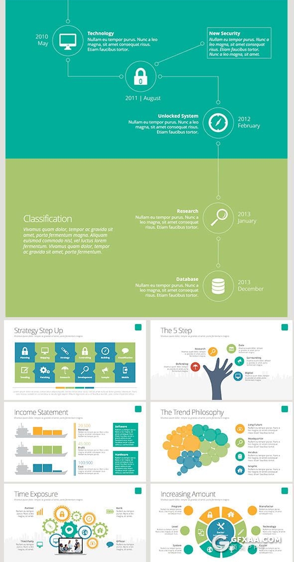 200页国外高品质动画ppt模板 16:9和4:3两种尺寸 商务信息图形企业介绍商业计划多用途PPT模板 - 顶尖PPT