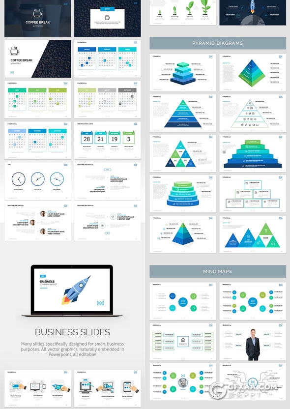308页国外大型商务企业介绍业务展示数据图表世界地图ppt模板 - 顶尖PPT