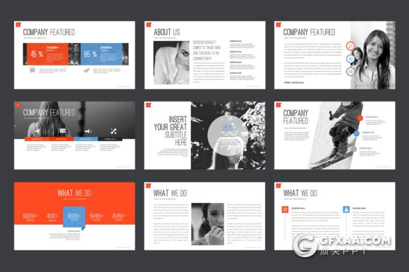 82页欧美创意商务多用途PPT模板20种主题配色 - 顶尖PPT