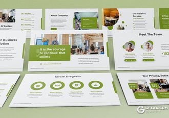 2021年项目规划工作计划企业战略商务风格keynote模板6种主题配色 - 顶尖PPT